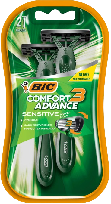 Rasurador BIC Comfort 3 Sensible BL 2/1